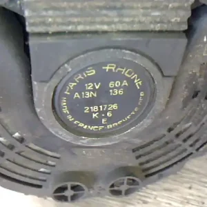 Azonnali szállítás RENAULT R21 Generátor.benzines 2.0ibontott alkatrész