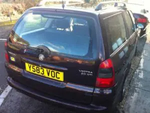 Biztonságos fizetés OPEL VECTRA B 99-01 Bal hátsó külső kilincs bontott alkatrész