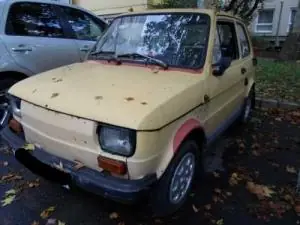 Olcsóbb POLSKI FIAT P126 Jobb hátsó karosszéria üvegbontott alkatrész