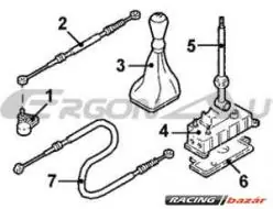 SKODA FABIA 99-07 Sebességváltó bowden bontott alkatrész Prémium