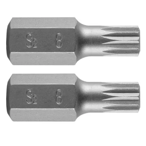 Ingyenes szállítás NEO TOOLS Spline bit, 3/8", M8x30mm, S2, 2db
