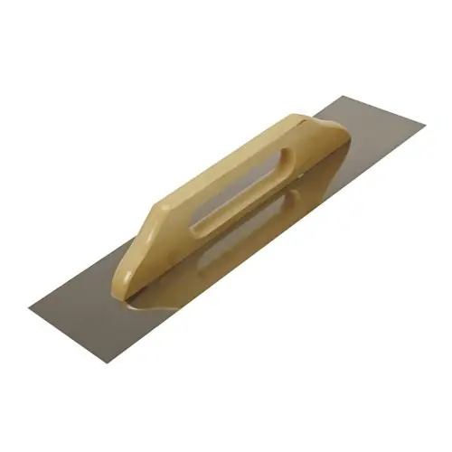 TOPEX Acél simító, rozsdamentes, 480x130mm, fa markolat Biztonságos fizetés