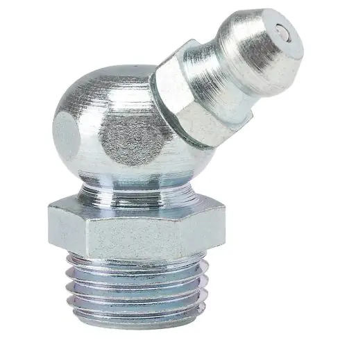 Újdonság PRESSOL Zsírzógomb 45 fokos H2 M10x1mm, rendelési egység: 100db