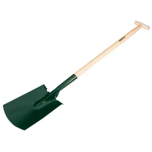 VERTO Ásólapát, T markolat, fa nyéllel, American, min. rendelés: 4db Gyors kiszállítás