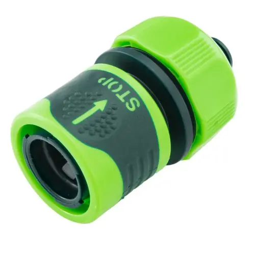 VERTO Tömlő gyorscsatlakozó 3/4" vízstoppos, kétkomponensű Népszerű