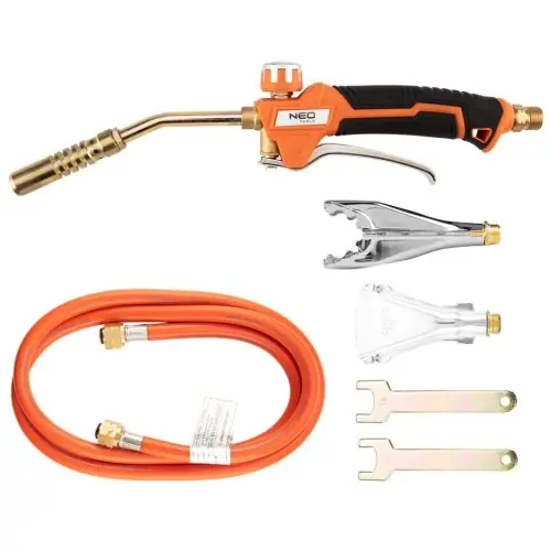Biztonságos vásárlás NEO TOOLS Gázforrasztó, perzselő, gázégő készlet profi