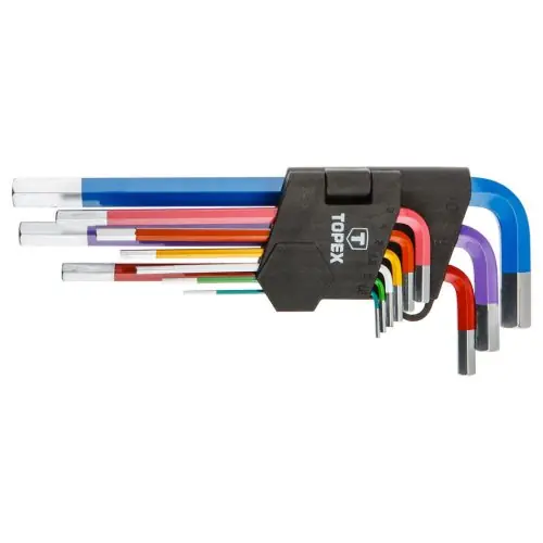 Ne maradj le TOPEX Imbuszkulcs készlet 9db, színes