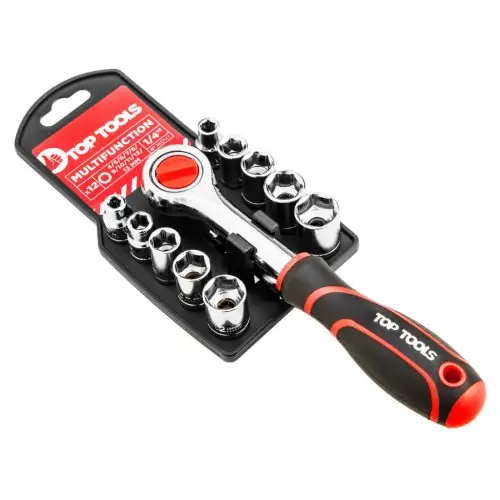 Legnépszerűbb Top Tools Dugókulcskészlet 1/4", 12db