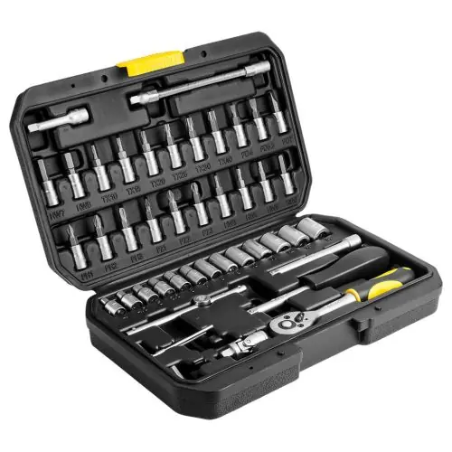 TOPEX Dugókulcskészlet + bitkészlet 1/4" 46db Nézd meg most