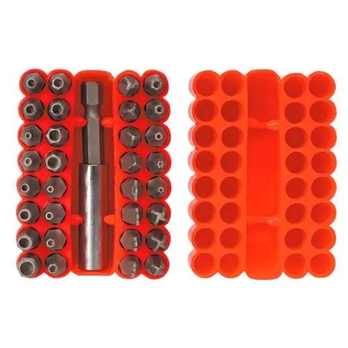 Utolsó esély Top Tools Csavarhúzó bitkészlet 33db