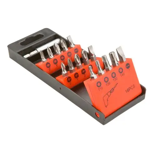 Top Tools Csavarhúzó bitkészlet 16db Kedvezményes ár
