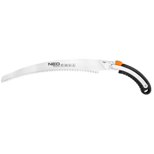 Árengedmény NEO TOOLS Ágvágó fűrész, fűrészlap 355mm(14"), 6 TPI, övre csatolható védőtokkal