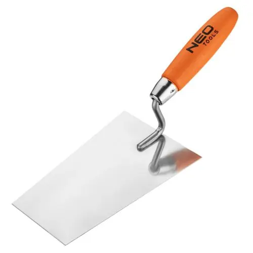 Expressz kézbesítés NEO TOOLS Kőműves kanál szögletes, berni, 180mm, fa markolat