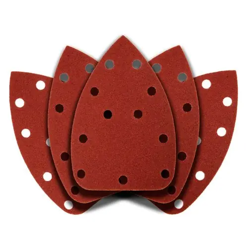 GRAPHITE Csiszolópapír deltacsiszolóhoz, tépőzáras, 11 lyukas 140x140x80mm, K120, 5db Korlátozott ajánlat