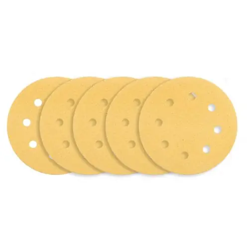 GRAPHITE Csiszolópapír tépőzáras 180mm, K80, 8 lyukakkal, 59G263 csiszológéphez, 5db Népszerű