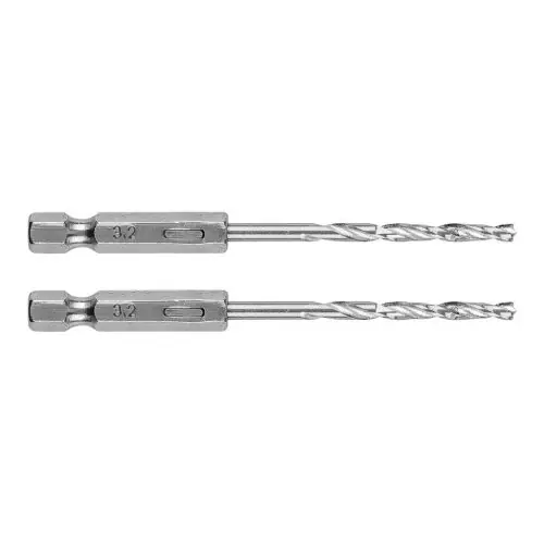 GRAPHITE Csigafúró, 1/4" hatszög szárral, HSS DIN338, 3.2mm, 2db Gyors kiszállítás