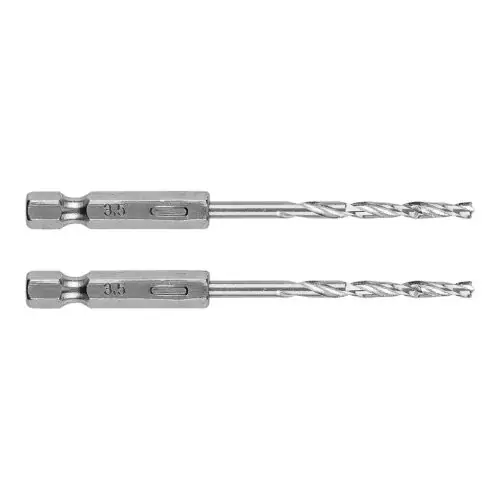 Árcsökkenés GRAPHITE Csigafúró, 1/4" hatszög szárral, HSS DIN338, 3.5mm, 2db