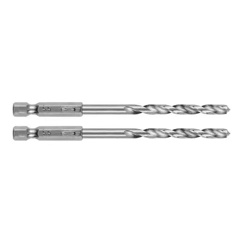 Rendeld meg most GRAPHITE Csigafúró, 1/4" hatszög szárral, HSS DIN338, 5.5mm, 2db