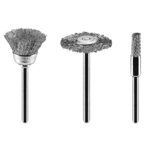 GRAPHITE Csapos kefe készlet 3db, acélsodrony befejezőkefe, pohárkefe, kerékkefe Biztonságos fizetés