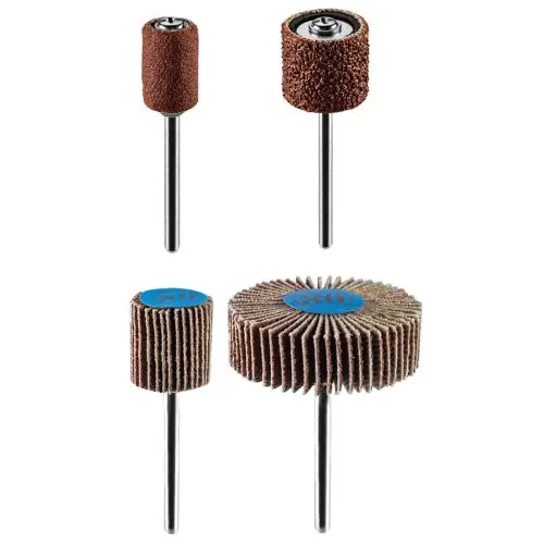 Árcsökkenés GRAPHITE Csiszolókészlet mini fúró- és csiszológéphez, csiszolóanyagok, lamellák, 24db