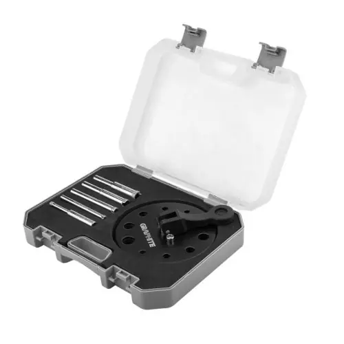 GRAPHITE Gyémánt fúró- és vezető készlet, 5-12mm fúrószár, 6db Legjobb ár