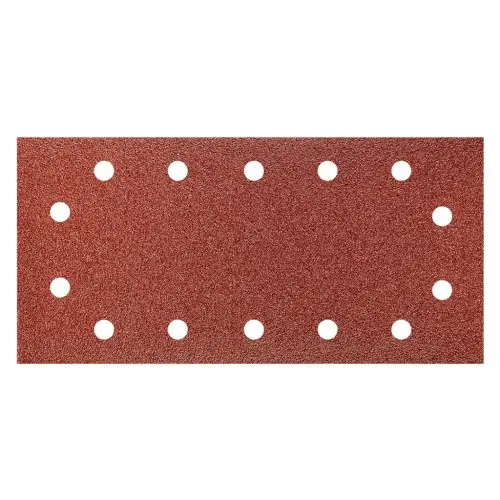 GRAPHITE Csiszolópapír tépőzáras 115x230mm, K60, lyukas 5db Szuper ajánlat