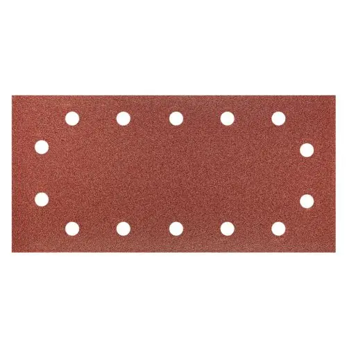 Azonnali szállítás GRAPHITE Csiszolópapír tépőzáras 115x230mm, K100, lyukas 5db