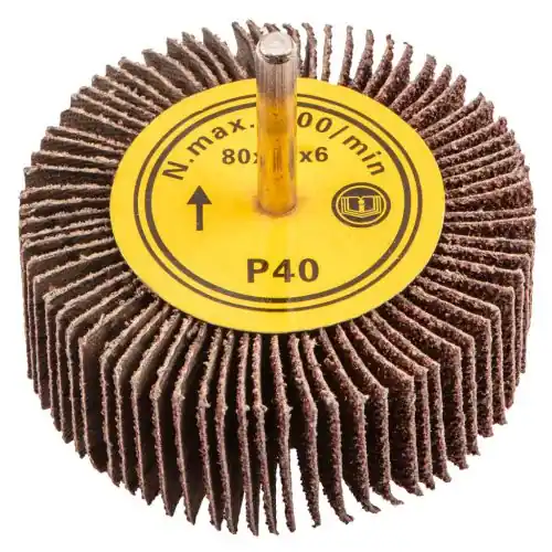 GRAPHITE Csiszolókerék csapos 80x30mm, K40 Végkiárusítás