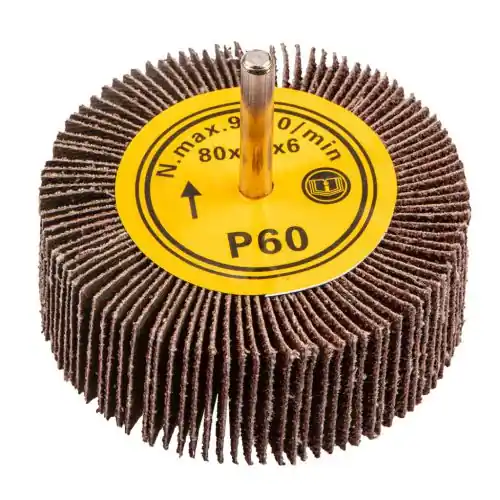 GRAPHITE Csiszolókerék csapos 80x30mm, K60 Újdonság