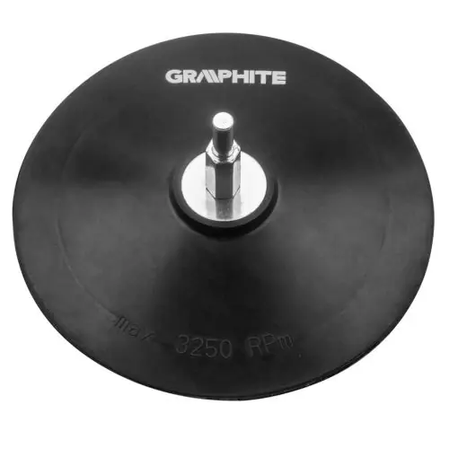 Kedvezményes ár GRAPHITE Rugalmas csiszolótányér tépőzáras 125mm, fix