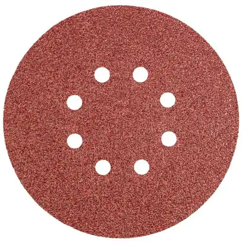 Azonnal elérhető GRAPHITE Csiszolópapír tépőzáras 150mm, K40, 8 lyukkal, 5db