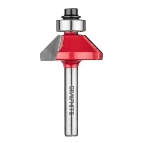 Legkelendőbb GRAPHITE Felsőmaró kés, él-letörő 26.6x9.52mm, 6mm