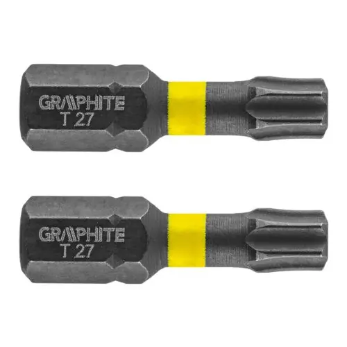 Legnépszerűbb GRAPHITE Torziós ütvecsavarozó bit Torx 27x25mm, 2db