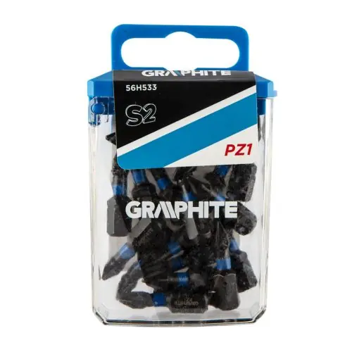 Akciós ár GRAPHITE Torziós ütvecsavarozó bit PZ1x25mm, 20db