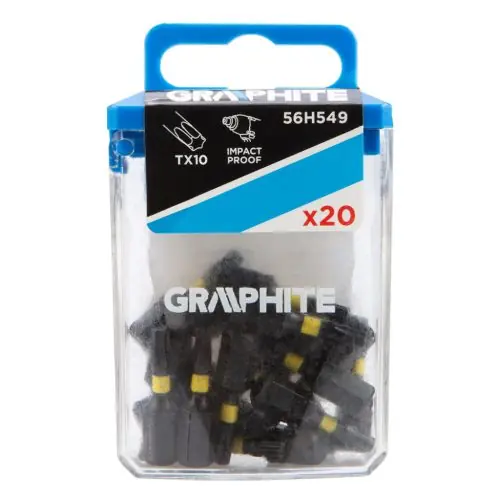 Legkelendőbb GRAPHITE Torziós ütvecsavarozó bit Torx 10x25mm, 20db