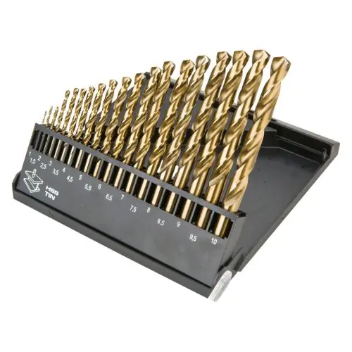 Kedvezmény GRAPHITE Csigafúró készlet HSS Titán bevonattal 1-10mm, 19db