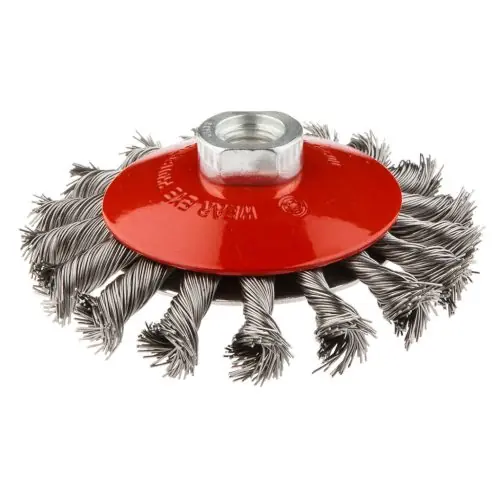 GRAPHITE Drótkorong, tányér sodrott, kúpos 100mm M14 Biztonságos vásárlás