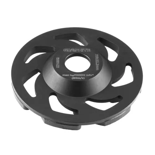 Prémium GRAPHITE Gyémánt csiszolókorong 115x22.2x5mm, L szegmenses