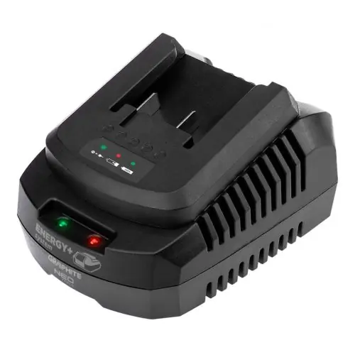 GRAPHITE Akkumulátor töltő, ENERGY+ egyakkus rendszerhez, 65W, 2.4A Expressz szállítás