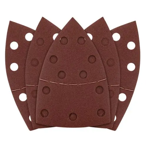 GRAPHITE Csiszolópapír deltacsiszolóhoz, tépőzáras, 11lyukas, 102x152mm, P150, 5db, min. rendelés: 3cs Biztonságos vásárlás