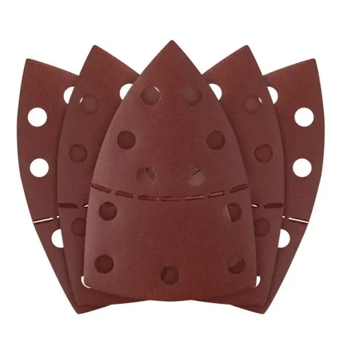 GRAPHITE Csiszolópapír deltacsiszolóhoz, tépőzáras, 11lyukas, 102x152mm, P240, 5db, min. rendelés: 3cs Gyors szállítás