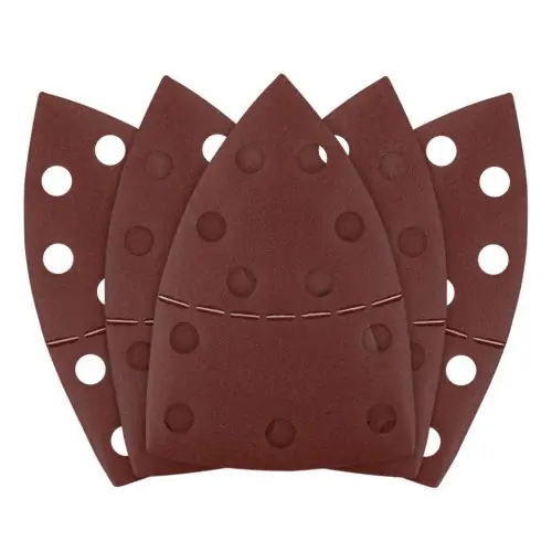 GRAPHITE Csiszolópapír deltacsiszolóhoz, tépőzáras, 11lyukas, 102x152mm, P220, 5db, min. rendelés: 3cs Akciós ár