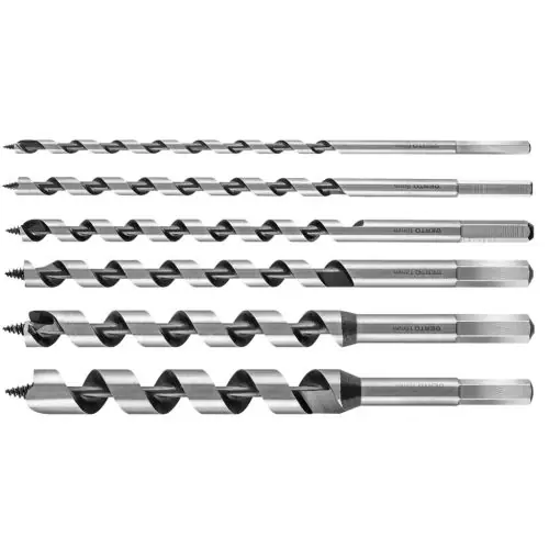 Utolsó esély VERTO Fafúró készlet, spirál, 230mm, 6db