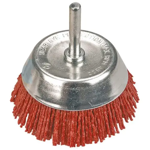 VERTO Műanyagszálas nylon fazékkefe 65mm csapos Prémium