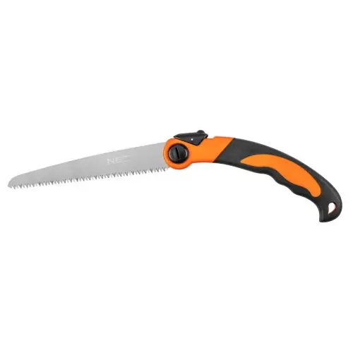 NEO TOOLS Túlélő kézifűrész, 21cm, összecsukható, penge vastagság 0,85mm, 66HRC, 3 soros pengefelépítés Kiárusítás