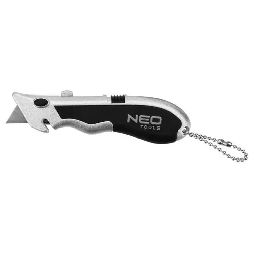 NEO TOOLS Trapézpengés kés mini, alu ház, 4penge, rendelési egység: 30db Újdonság