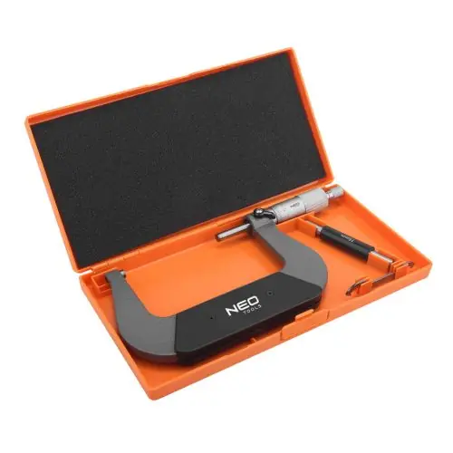 Ingyenes szállítás NEO TOOLS Mikrométer műanyag tokban, 75-100mm