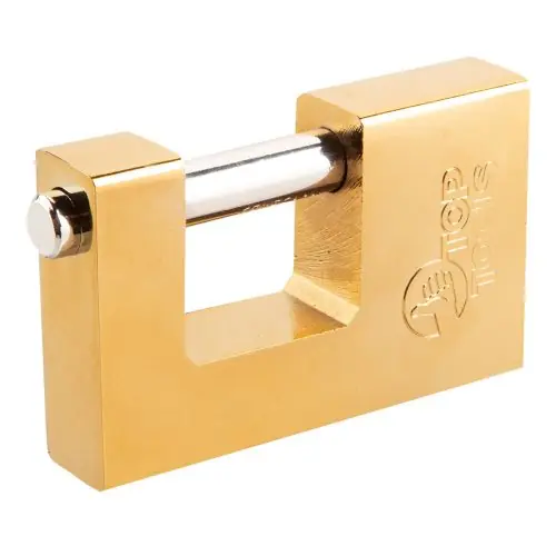 Szezonális akció Top Tools Lakat 90mm réz tömb 2 kulccsal bliszt.