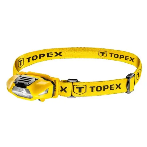 TOPEX Fejlámpa LED 70lum, fehér + piros, 1xAA Expressz szállítás