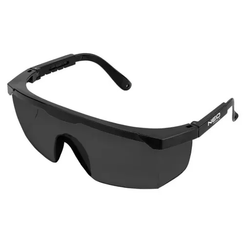 Olcsó NEO TOOLS Biztonsági szemüveg, sötét lencsékkel, állítható szárral